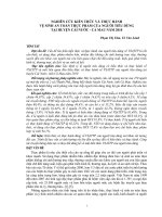 NGHIÊN CỨU KIẾN THỨC VÀ THỰC HÀNH VỆ SINH AN TOÀN THỰC PHẨM CỦA NGƯỜI TIÊU DÙNG TẠI HUYỆN CÁI NƯỚC - CÀ MAU NĂM 2010