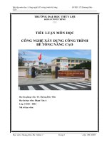 Trình bày công nghệ thi công và yêu cầu kỹ thuật chất lượng đối với các khối đắp của đập đá đổ bản mặt bê tông