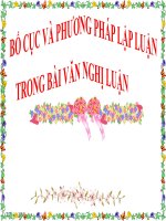 Bài giảng ngữ văn 7 bài 20 tự học có hướng dẫn bố cục và phương pháp lập luận trong bài văn nghị luận 5 