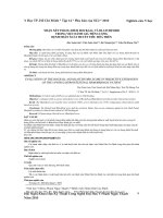 NHẬN XÉT THANG ĐIỂM ROCKALL VÀ BLATCHFORD TRONG VIỆC ĐÁNH GIÁ TIÊN LƯỢNG BỆNH NHÂN XUẤT HUYẾT TIÊU HÓA TRÊN