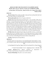 KHẢO SÁT ĐIỀU TRỊ TĂNG HUYẾT ÁP TẠI PHÒNG KHÁM BỆNH VIỆN CẤP CỨU TRƯNG VƯƠNG (TỪ 01/2008 ĐẾN 6/2009