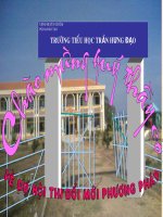 Bài giảng về dự hội thi đổi mới phương pháp dạy học cấp tiểu học