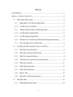 Xây dựng cơ sở dữ liệu trên phần mềm quản trị cơ sở dữ liệu Access