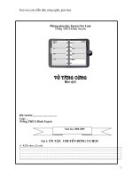 GIÁO ÁN ÔN TẬP VẬT LÝ 8