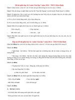 Đề thi giữa học kì 1 lớp 7 môn Văn THCS Kiên Bình năm 2014