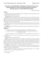 GIÁ TRỊ CỦA CHỈ SỐ KHỐI CƠ THỂ TRONG TẦM SOÁT THỪA CÂN, BÉO PHÌ TRẺ EM 2-9 TUỔI TẠI MỘT SỐ TRƢỜNG MẦM NON TIỂU HỌC QUẬN 3, THÀNH PHỐ HỒ CHÍ MINH