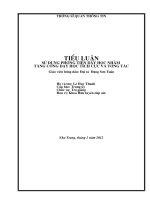 sử dụng phương tiện dạy học nhằm tăng cường dạy học tích cực tương tác