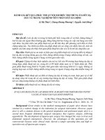 ĐÁNH GIÁ KẾT QUẢ PHẪU THUẬT NỘI SOI ĐIỀU TRỊ THỦNG Ổ LOÉT DẠ DÀY TÁ TRÀNG TẠI BỆNH VIÊN NHÂN DÂN GIA ĐỊNH