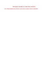 Đáp án đề thi cao đẳng môn Anh năm 2014 - mã đề 513