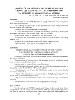 NGHIÊN CỨU ĐẶC ĐIỂM CỦA MỘT SỐ YẾU TỐ NGUY CƠ THƯỜNG GẶP Ở BỆNH NHÂN TAI BIẾN MẠCH MÁU NÃO TẠI BỆNH VIỆN ĐA KHOA QUẢNG NAM NĂM 2011