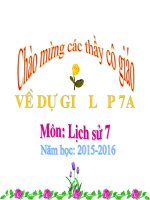 BÀI 20: NƯỚC ĐẠI VIỆT THỜI LÊ SƠ 14281527