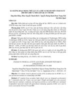 XU HƯỚNG HOẠT ĐỘNG THỂ LỰC CỦA TRẺ VỊ THÀNH NIÊN TP.HCM TỪ 2005 ĐẾN 2008 VÀ MỐI LIÊN QUAN VỚI BMI