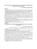 ĐÁNH GIÁ KẾT QUẢ PHẪU THUẬT CẮT GAN TRONG UNG THƯ BIỂU MÔ TẾ BÀO GAN TẠI BỆNH VIỆN K