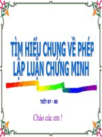 Bài giảng ngữ văn 7 bài 21 tìm hiểu chung về phép lập luận chứng minh 6 