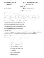 Đề thi tuyển sinh vào lớp 10 môn Văn tỉnh Quảng Ninh năm 2014