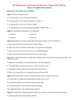 Đề thi giữa học kì 1 lớp 8 môn ngữ Văn năm 2014 - THCS Hải Lộc