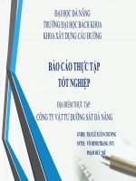 BÁO cáo THỰC tập tốt NGHIỆP địa điểm THỰC tập CÔNG TY vật tư ĐƯỜNG sắt đà NẴNG