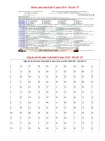 Đáp án đề thi môn Anh khối D năm 2014 mã đề 137