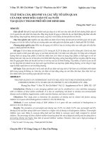 TỈ LỆ THỪA CÂN, BÉO PHÌ VÀ CÁC YẾU TỐ LIÊN QUAN CỦA HỌC SINH MẪU GIÁO TỪ 4-6 TUỔI TẠI QUẬN 5 THÀNH PHỐ HỒ CHÍ MINH 2006