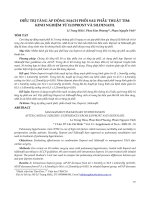 ĐIỀU TRỊ TĂNG ÁP ĐỘNG MẠCH PHỔI SAU PHẪU THUẬT TIM: KINH NGHIỆM TỪ ILOPROST VÀ SILDENAFIL