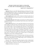 THÁI ĐỘ VÀ HÀNH VI HÚT THUỐC LÁ, UỐNG RƯỢU CỦA NHÂN VIÊN Y TẾ THÀNH PHỐ VŨNG TÀU NĂM 2009