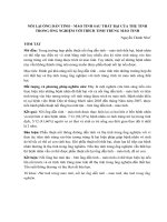 NỐI LẠI ỐNG DẪN TINH – MÀO TINH SAU THẤT BẠI CỦA THỤ TINH TRONG ỐNG NGHIỆM VỚI TRÍCH TINH TRÙNG MÀO TINH