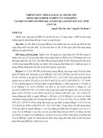 NHIỄM VI RÚT VIÊM GAN B Ở CÁC THÀNH VIÊN TRONG HỘ GIA ĐÌNH: NGHIÊN CỨU CỘNG ĐỒNG TẠI MỘT XÃ MIỀN NÚI PHÍA BẮC (XÃ BẢN QUA, HUYỆN BÁT XÁT, TỈNH LÀO CAI)