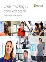 Chuẩn mực ứng xử trong kinh doanh