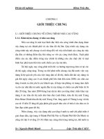 giới thiệu chung về công trình nhà cao tầng