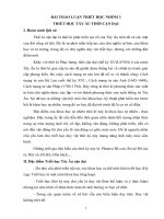 Tiểu luận triết học tây âu thời cận đại 