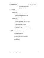 đồ án kỹ thuật thỉ công số 1 thi công phần móng 