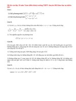 Đáp án đề thi vào lớp 10 môn Toán 2014 trường THPT chuyên ĐH khoa học tự nhiên