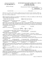 Đề thi thử THPT quốc gia năm 2016 môn hóa lần 2   THPT yên lạc (mã đề 352) 