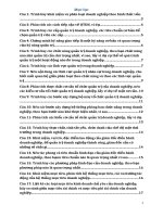 Câu hỏi ôn Tập môn Quản trị Doanh nghiệp