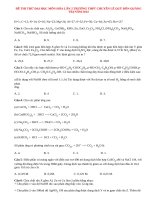 Đề thi thử đại học môn Hóa khối A, B năm 2014 lần 2 THPT chuyên Lê Quý Đôn Quảng Trị