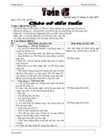 BỘ GIÁO ÁN LỚP 3 TUẦN 15 (2012-2013) - ĐƯỢC BÌNH CHỌN XUẤT SẮC NHẤT CẤP TRƯỜNG, DỰ THI GVDG CẤP HUYỆN