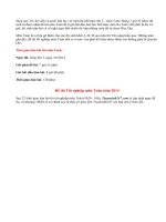 Đề thi tốt nghiệp THPT môn Toán năm 2014