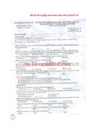 Đáp án đề thi tốt nghiệp môn hóa năm 2014 mã đề 517