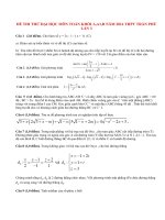 Đề thi thử đại học môn Toán khối A,A1,B năm 2014 lần 3 THPT Trần Phú, Hải Phòng
