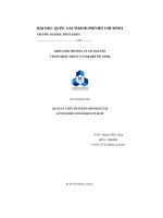 QUẢN lý CHẤT THẢI rắn SINH HOẠT tại KTX đại HOC BÁCH KHOA TP  HCM 