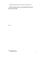 Ô NHIỄM môi TRƯỜNG ở LÀNG NGHỀ tái CHÉ KIM LOẠI 