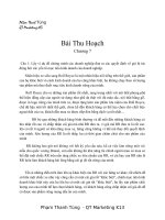 bài thu hoạch marketing