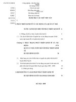 PHÁT TRIỂN KINH tê HUYỆN BÌNH XUYÊN TỈNH VĨNH PHÚC TRONG điêu KIỆN HIỆN NAY 