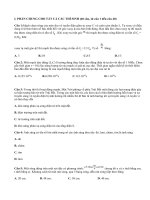 Đề thi thử đại học môn Lý khối A,A1 trường THPT chuyên Vĩnh Phúc năm 2014 có đáp án