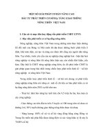 MỘT SỐ GIẢI PHÁP CƠ BẢN NÂNG CAOĐẦU TƯ PHÁT TRIỂN CƠ SỞ HẠ TẦNG GIAO THÔNG NÔNG THÔN  VIỆT NAM