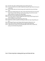 Câu hỏi Kiểm tra môn Truyền thông Marketing