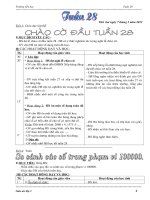 BỘ GIÁO ÁN LỚP 3 TUẦN 28 (2012-2013) - ĐƯỢC BÌNH CHỌN XUẤT SẮC NHẤT CẤP TRƯỜNG, DỰ THI GVDG CẤP HUYỆN