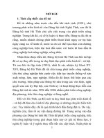 Đảng bộ tỉnh Hà Tĩnh lãnhđạo   phát   triển  công   nghiệp,   tiểu   thủ   công   nghiệp   (1996   -2006 