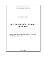 PHÁT TRIỂN ỨNG DỤNG CHIA SẺ FILE NGANG HÀNG