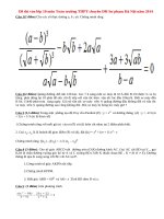 Đáp án đề thi vào lớp 10 môn Toán 2014 trường THPT chuyên ĐH Sư phạm HN